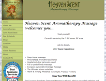 Tablet Screenshot of heavenscentpg.com